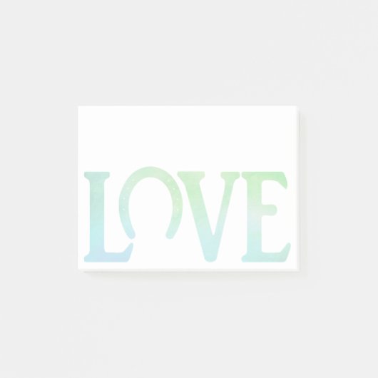Post-it® Amour de sabot vert (Devant)