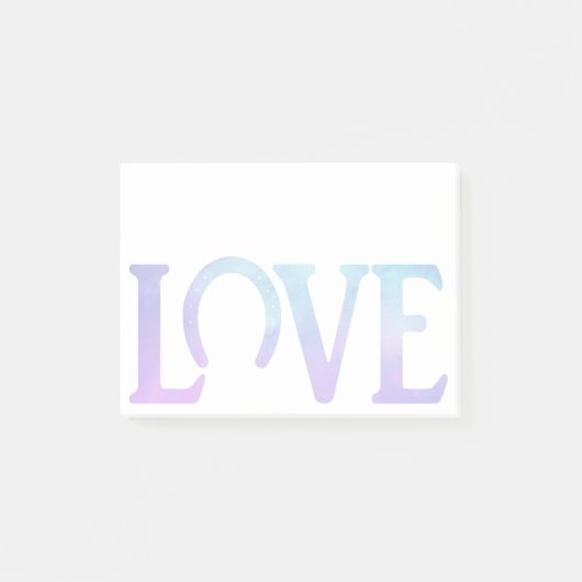 Post-it® Amour de sabot violet (Devant)