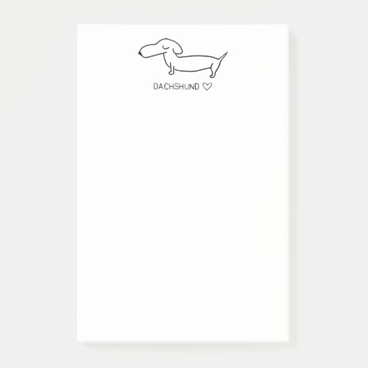 Post-it® Amour de teckel (Devant)