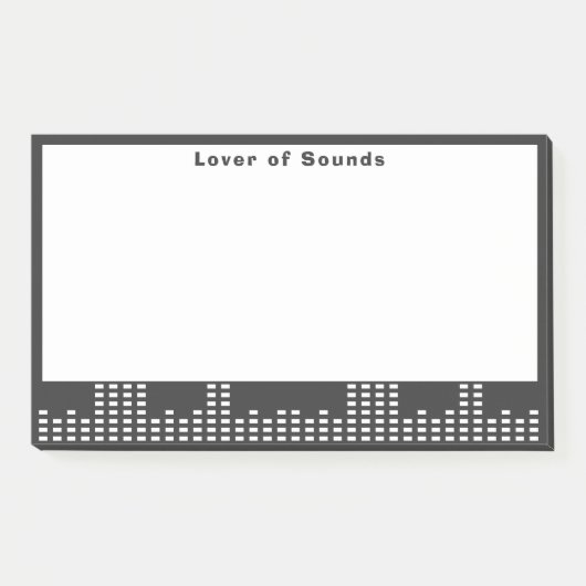 Post-it® Amour des sons (Devant)