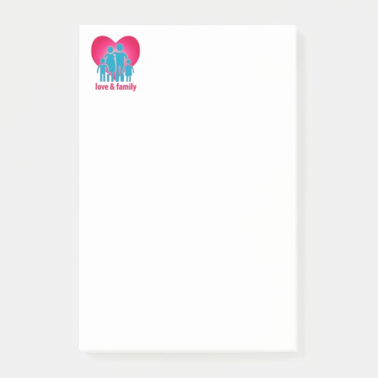Post-it® Amour et famille (Devant)