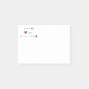 Post-it® Amour et pharmaciens de paix