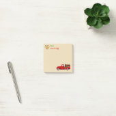 Post-it® Amour personnalisé la chaleur Petit Camion rouge (Bureau)