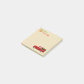 Post-it® Amour personnalisé la chaleur Petit Camion rouge (Incliné)