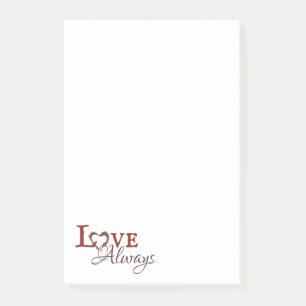 Post-it® Amour Toujours Rouge Tulipe Coeur Wreath