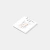 Post-it® Amoureux de Basenji Chien Monogrammé (Incliné)