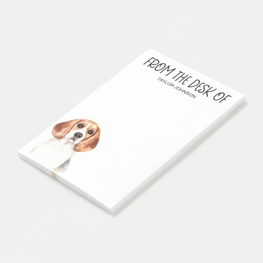Post-it® Amoureux de Beagle (Incliné)