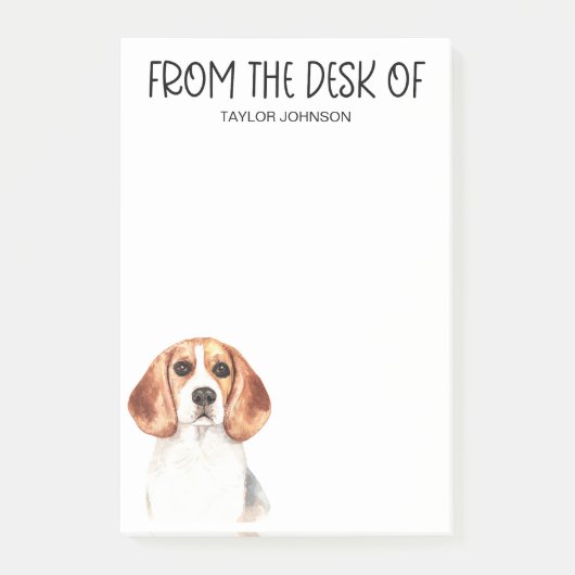 Post-it® Amoureux de Beagle (Devant)