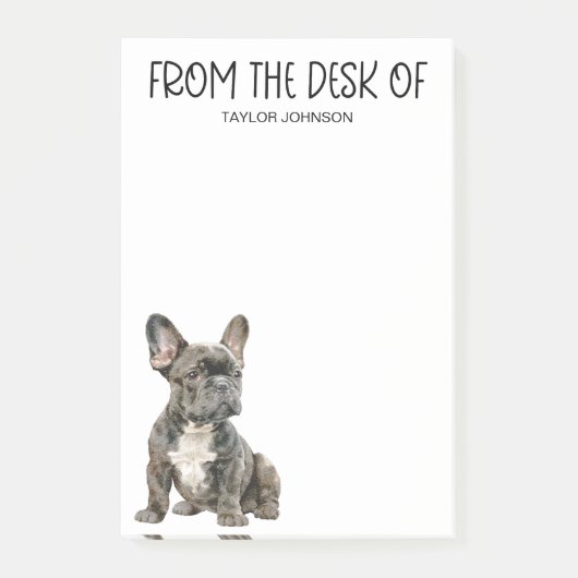 Post-it® Amoureux de Bouledogue Français (Devant)