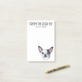 Post-it® Amoureux de Chihuahua (Sur un bureau)