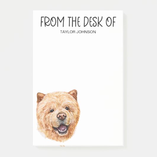 Post-it® Amoureux de Chow Chow (Devant)