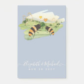 Post-it® Amoureux de la nature Mariage des abeilles (Devant)