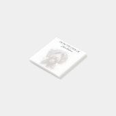 Post-it® Amoureux de Labradoodle Chien Monogrammé (Incliné)