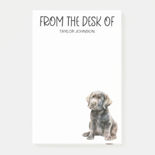 Post-it® Amoureux de Labrador noir