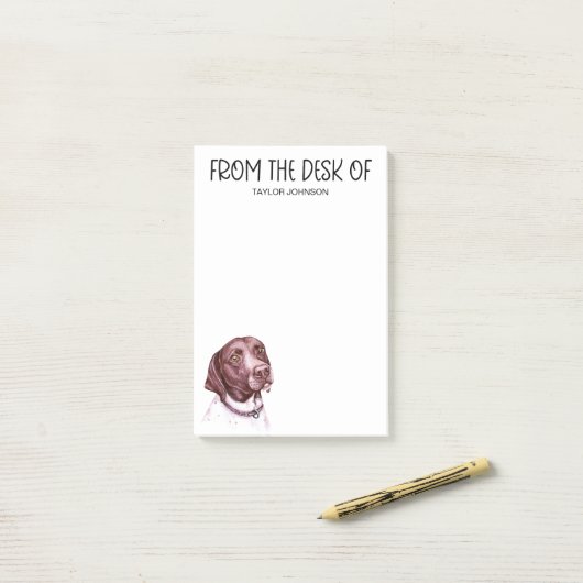 Post-it® Amoureux de Pointer (Sur un bureau)