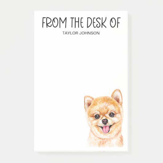 Post-it® Amoureux de Pomeranian (Devant)