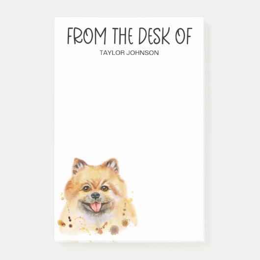 Post-it® Amoureux de Pomeranian (Devant)