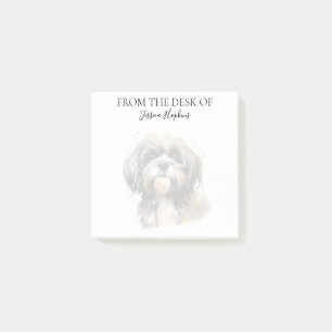 Post-it® Amoureux de Shih Tzu Chien Monogrammé