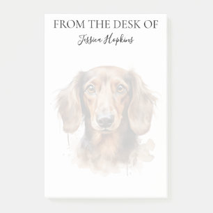 Post-it® Amoureux de Teckel Monogrammé Chien