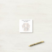 Post-it® Amoureux de Teckel Monogrammé Chien (Sur un bureau)