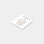 Post-it® Amoureux de Teckel Monogrammé Chien (Incliné)