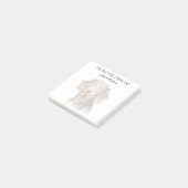 Post-it® Amoureux de Teckel Monogrammé Chien (Incliné)