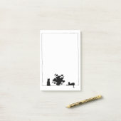 Post-it® "Amoureux des chats" (Sur un bureau)