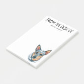 Post-it® Amoureux des chiens de bétail australien (Incliné)