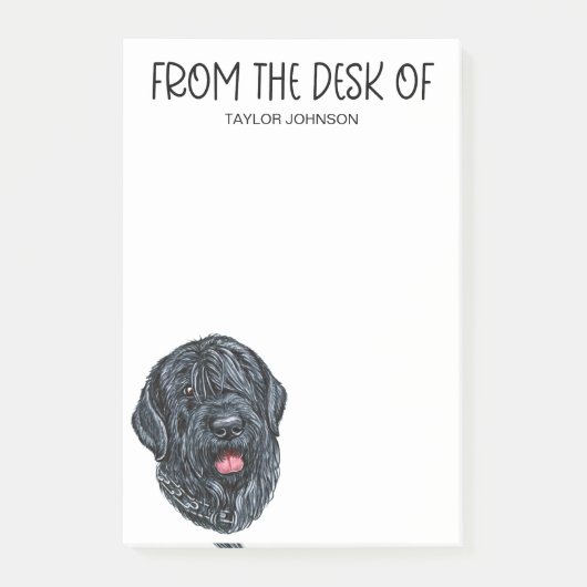 Post-it® Amoureux des chiens portugais de l'eau (Devant)