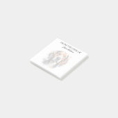 Post-it® Amoureux du Beagle Chien Monogrammé (Incliné)