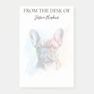 Post-it® Amoureux du Bouledogue Français Chien Monogrammé
