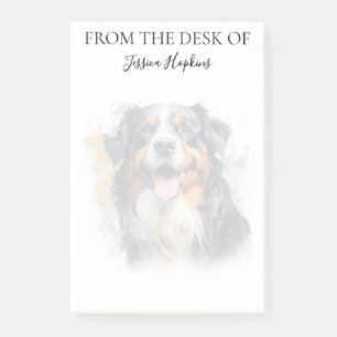 Post-it® Amoureux du Bouvier Bernois Chien Monogrammé