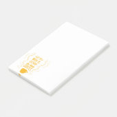 Post-it® Amoureux du café et de l'amour amusant (Incliné)