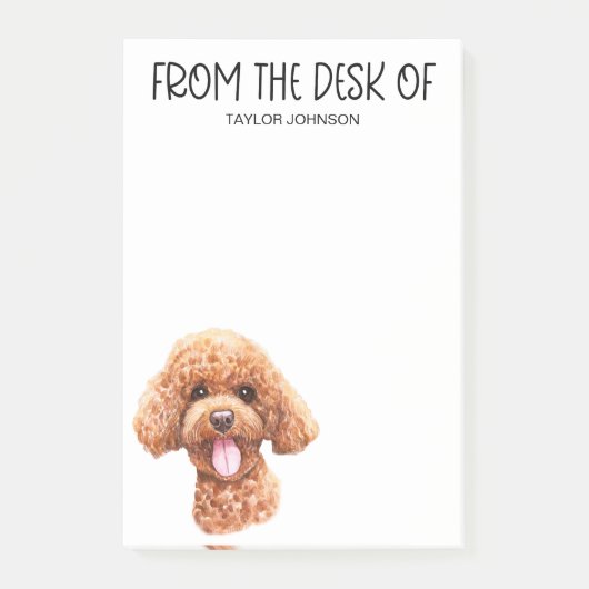 Post-it® Amoureux du Caniche (Devant)