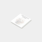 Post-it® Amoureux du Caniche Monogrammé Chien (Incliné)