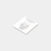 Post-it® Amoureux du Caniche Monogrammé Chien (Incliné)