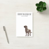 Post-it® Amoureux du Labrador Chocolat (Bureau)