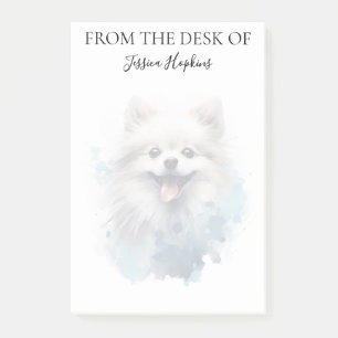 Post-it® Amoureux du Pomerania Monogrammé Chien