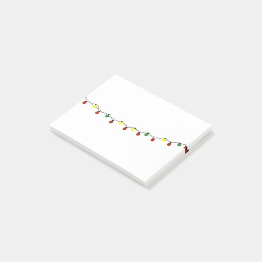 Post-it® Ampoules de Noël (Incliné)