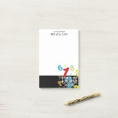 Post-it® Amusant 5 SUR 4 PERSONNES Math Joke (Sur un bureau)