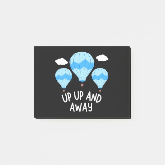 Post-it® Amusant ballon à air chaud (Devant)