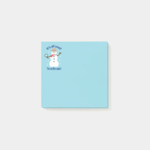 Post-it® Amusant et fantaisie Tout est Cool Snowman Inspect