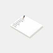 Post-it® Amusant Je suis actuellement hors du bureau (Incliné)