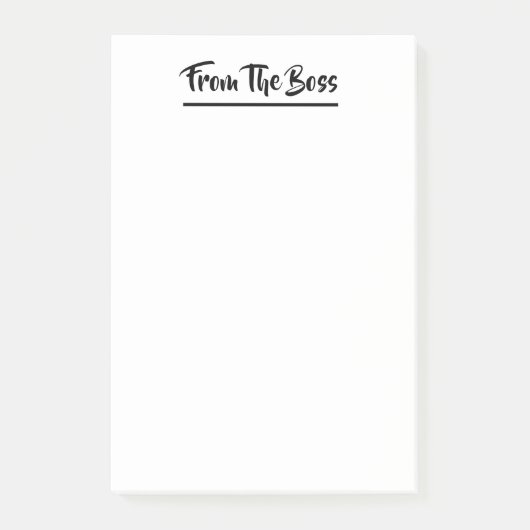 POST-IT® AMUSANT, LE BOSS (Devant)