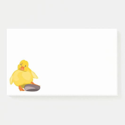 Post-it® Amusant Petit Canard Jaune (Devant)