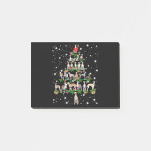 Post-it® Amusant Whippet Noël Arbre Ornament Décor cadeau