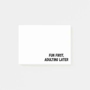 Post-it® Amusants d'abord adultes plus tard