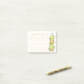 Post-it® Amusants Pastel Pensées À L'Heure Du Café Coupes S (Sur un bureau)