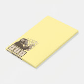 Post-it® Amusement découvert par singe de chimie (Incliné)