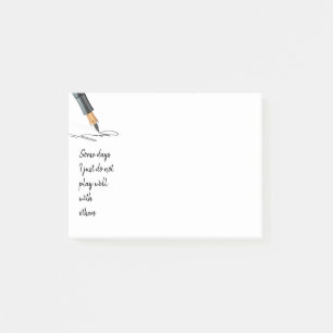 Post-it® Amusement Ne Jouez Pas Bien avec d'autres Humour d